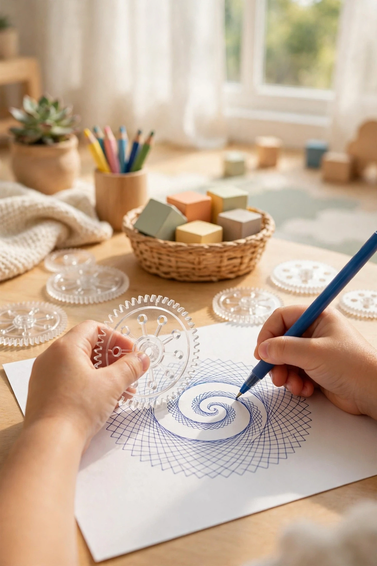 A Spirograph Drawing Kit