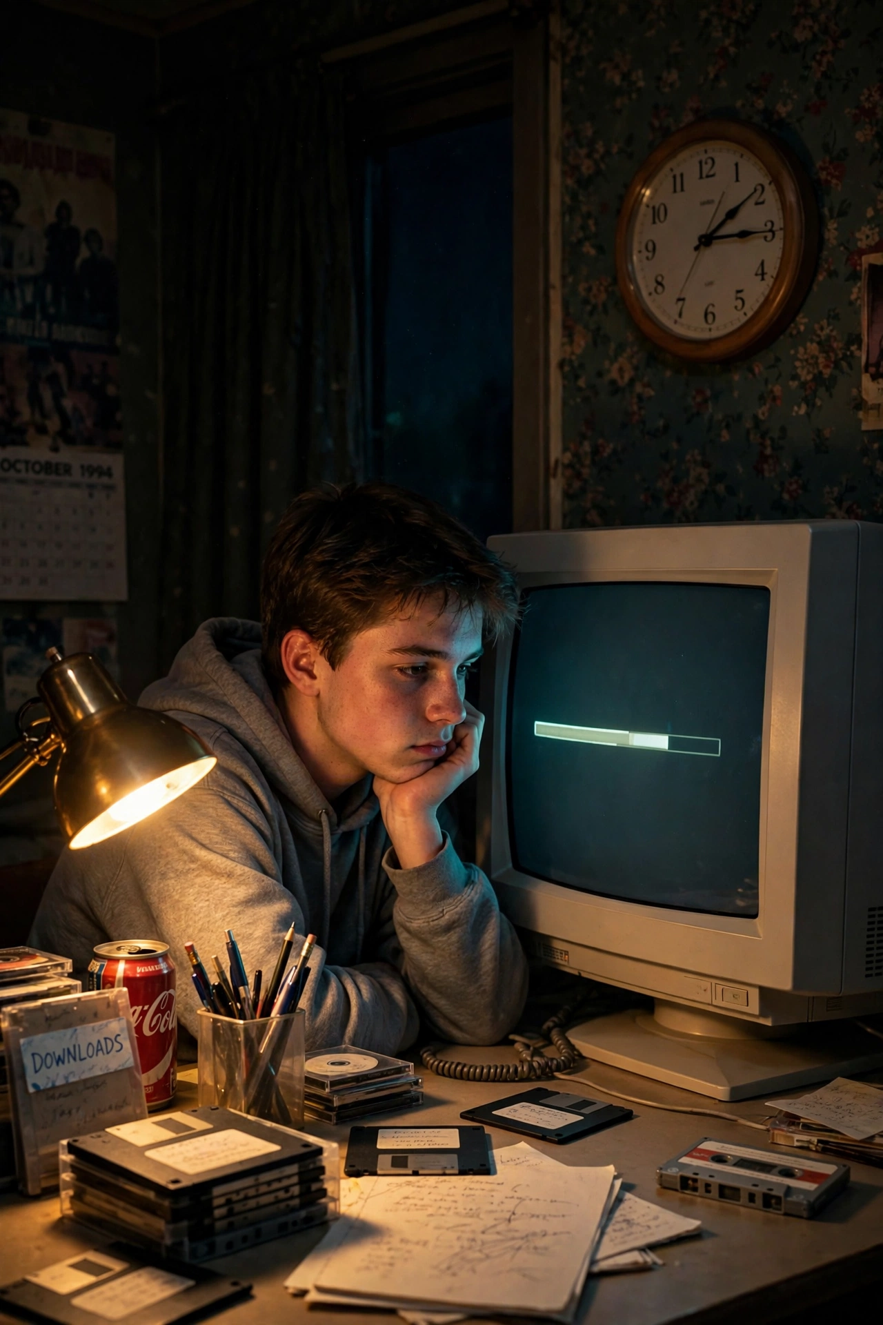 Downloads Took Hours and Internet Was Billed by the Hour