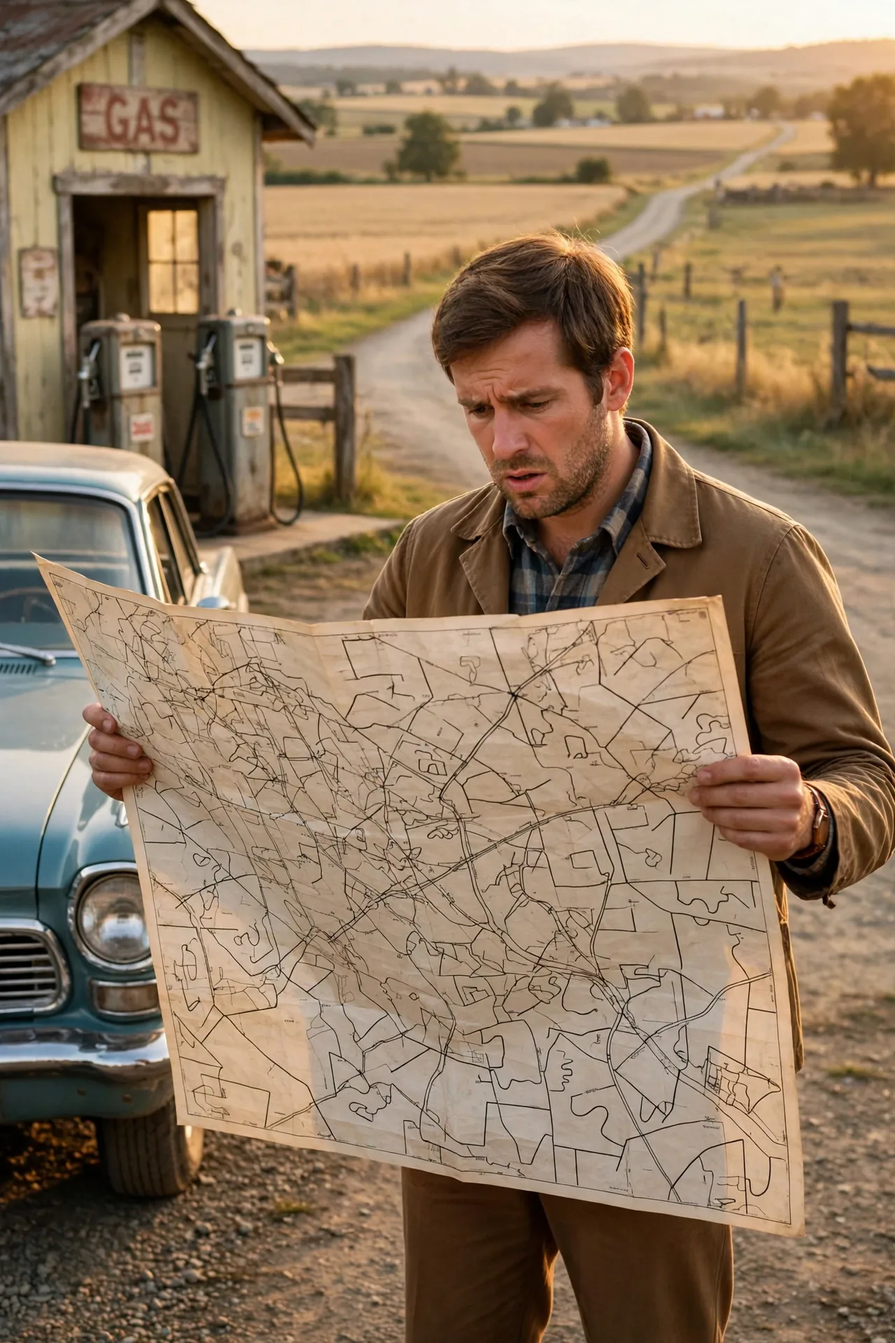 Directions Meant a Paper Map or Asking a Stranger