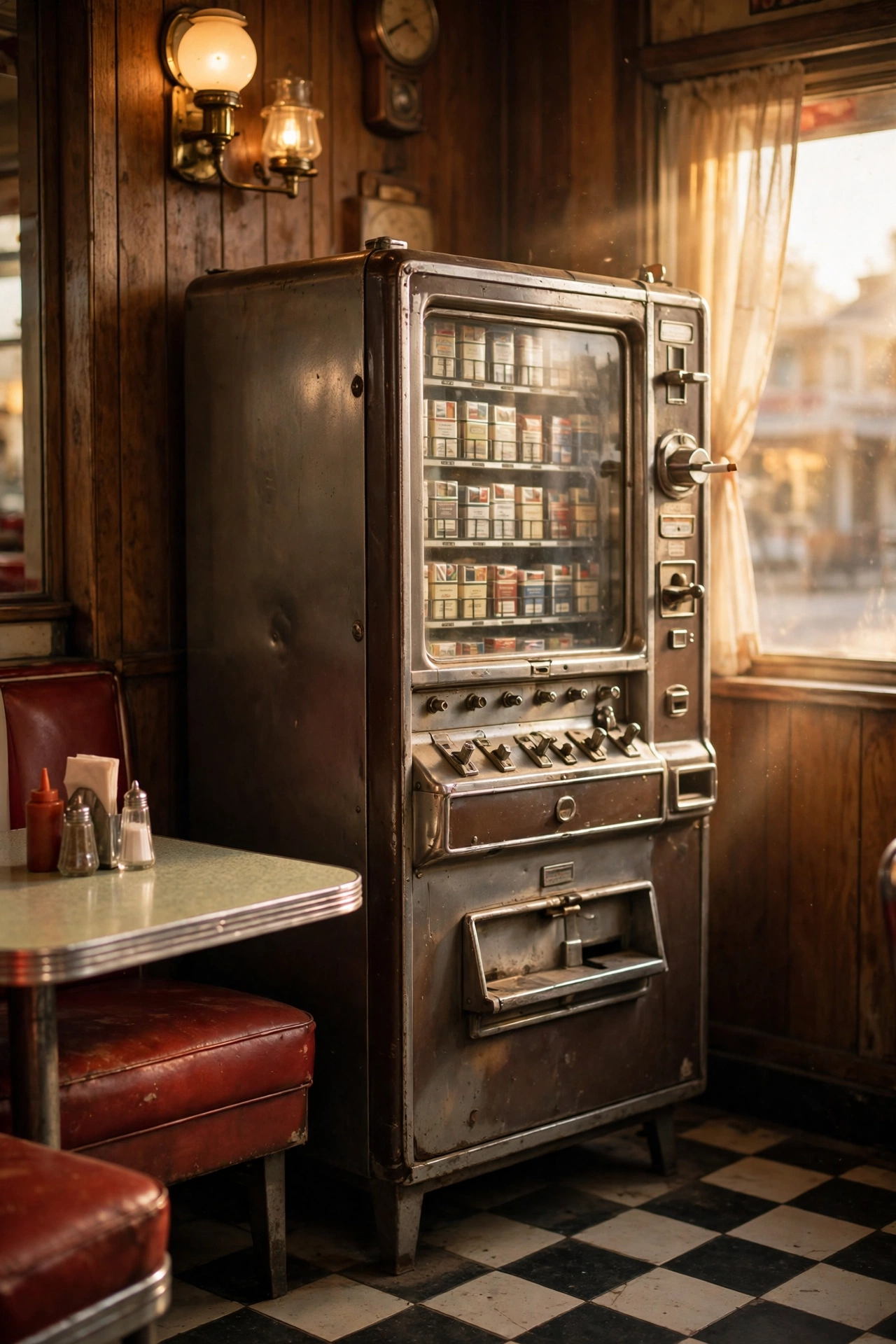 Cigarettes Came Out of Vending Machines