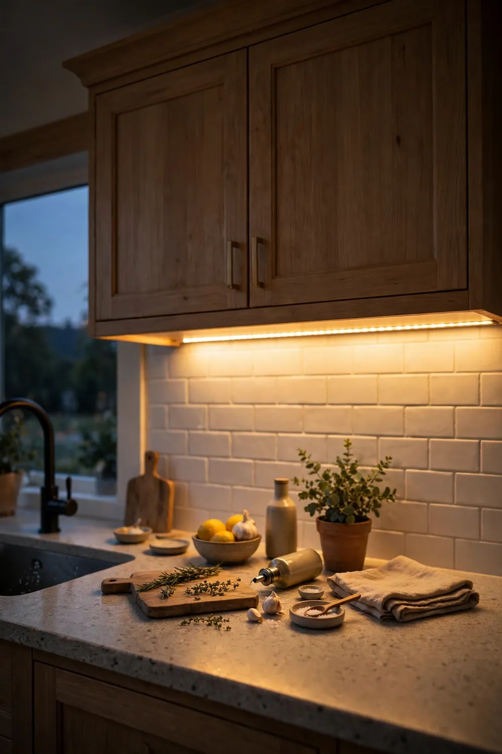 DAYBETTER LED Cabinet Lights, 4-Pack