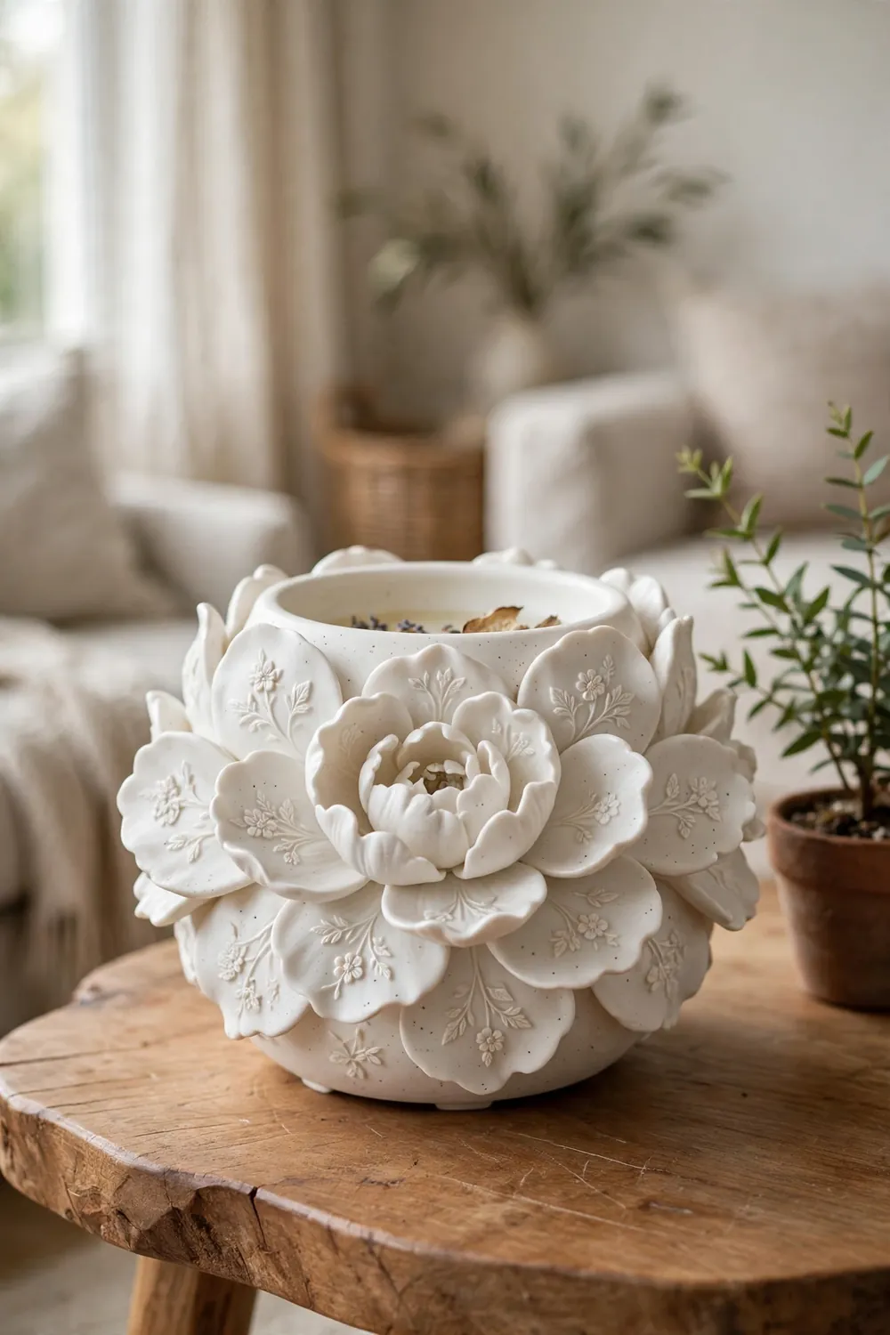 ScentSationals Ceramic Flower Diffuser (wicking)