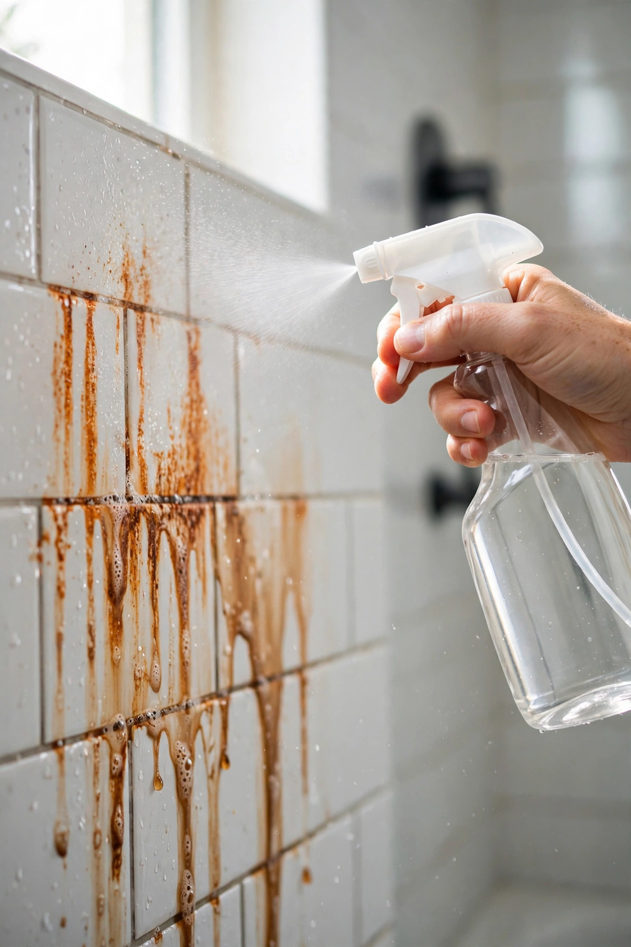 A Rust Remover Spray for a Shower That's Seen Things