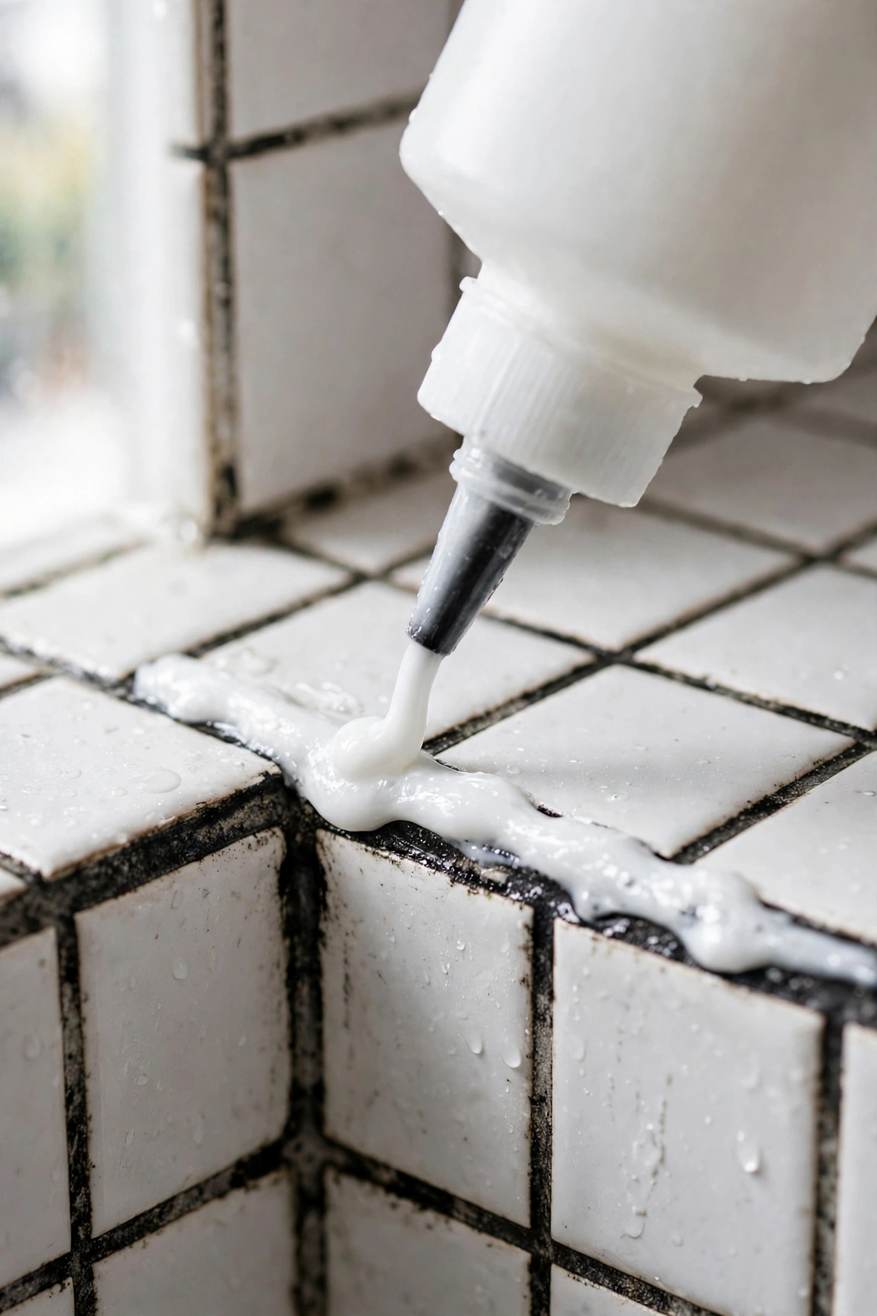 A Mold and Mildew Remover Gel for Bathroom Crevices