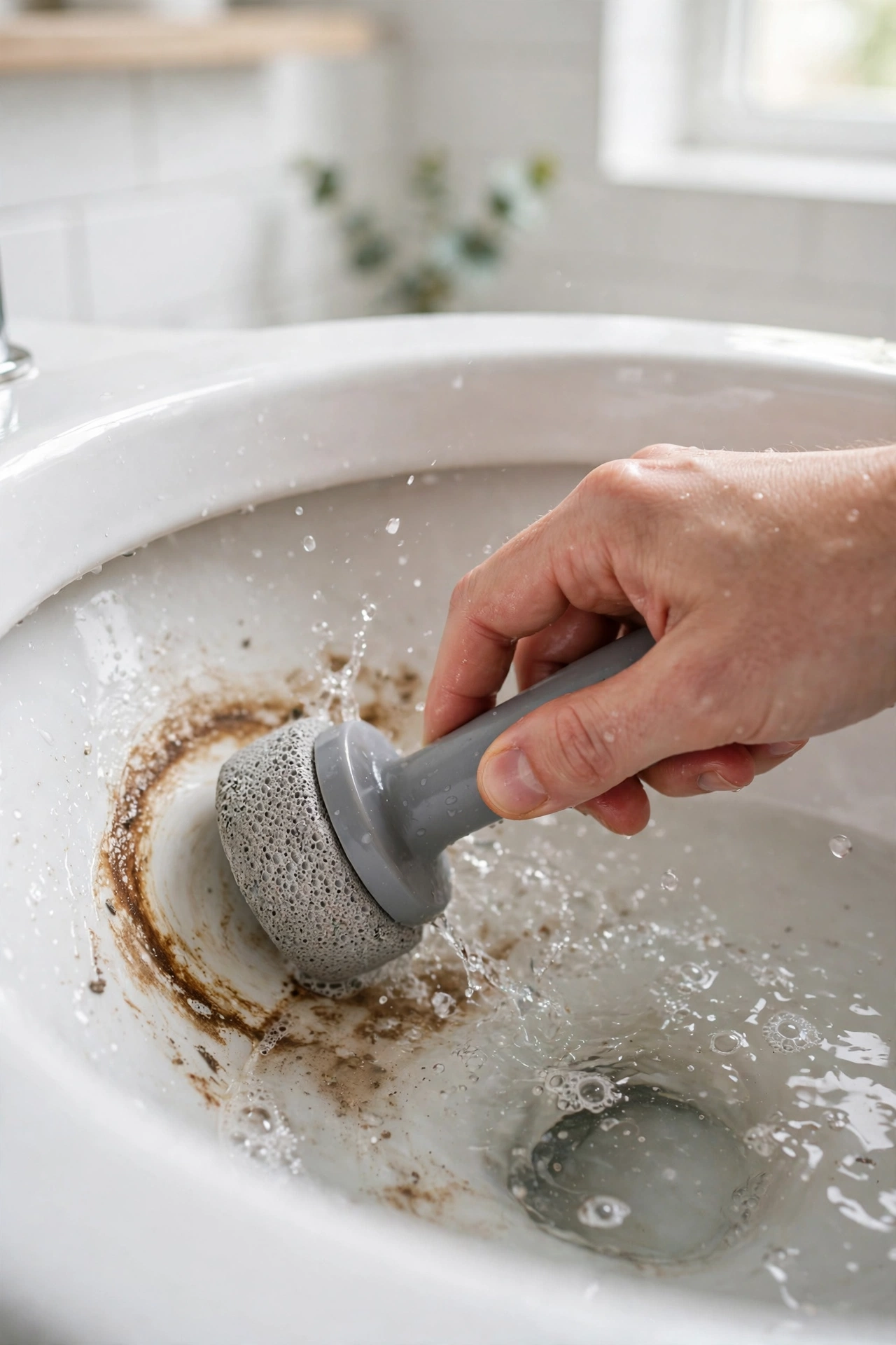 A Pumice Cleaning Stone for That Toilet Ring