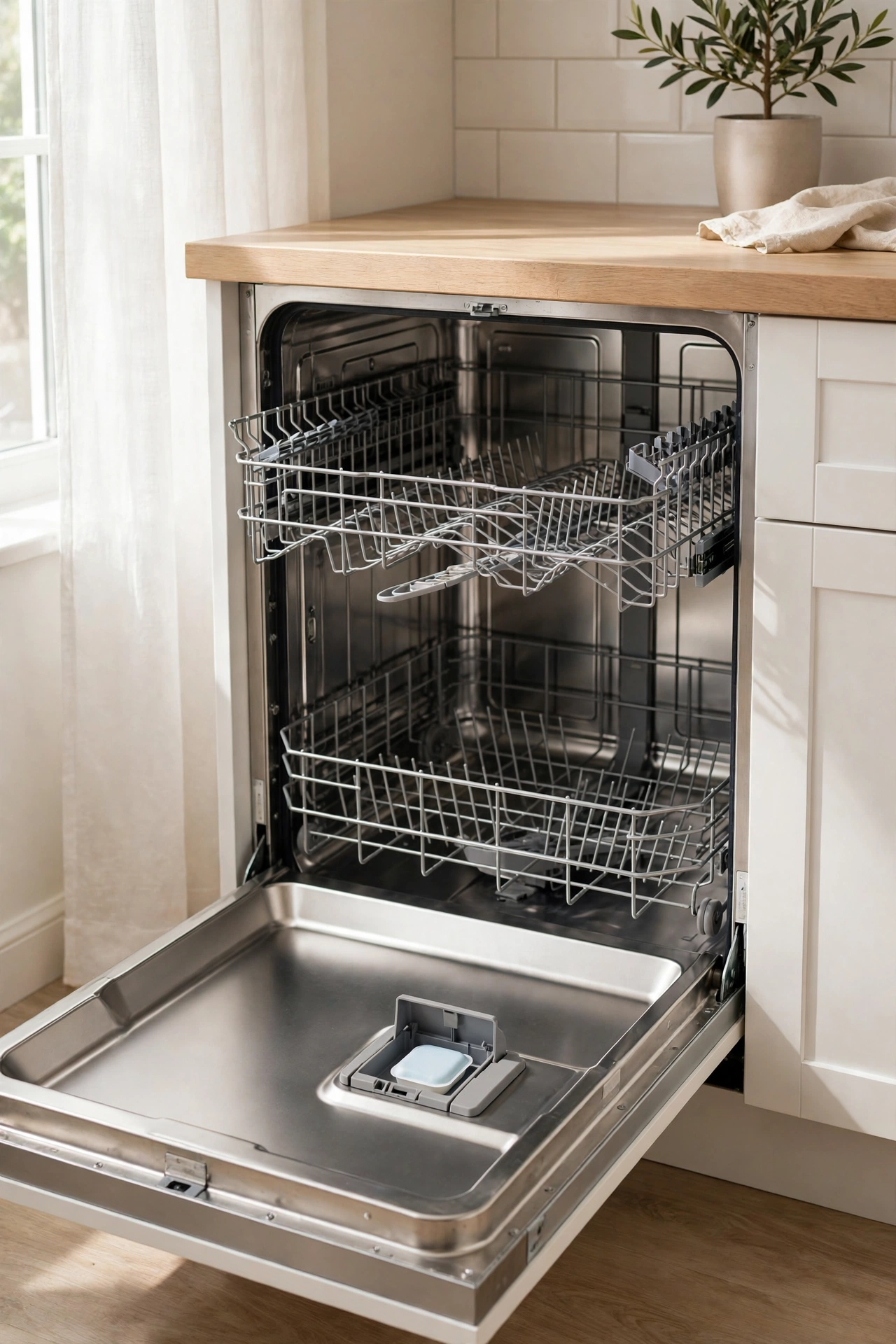 Dishwasher Cleaning Tablets for the Machine That Washes the Dishes