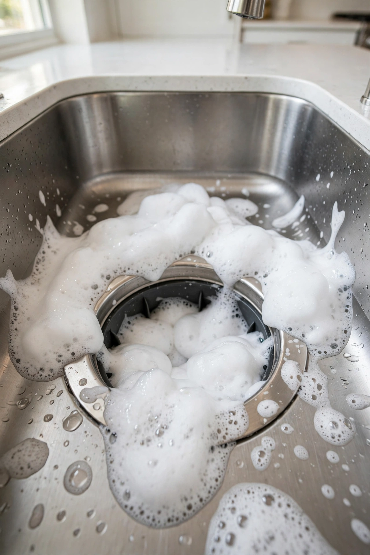 A Foaming Cleaner for the Garbage Disposal Itself