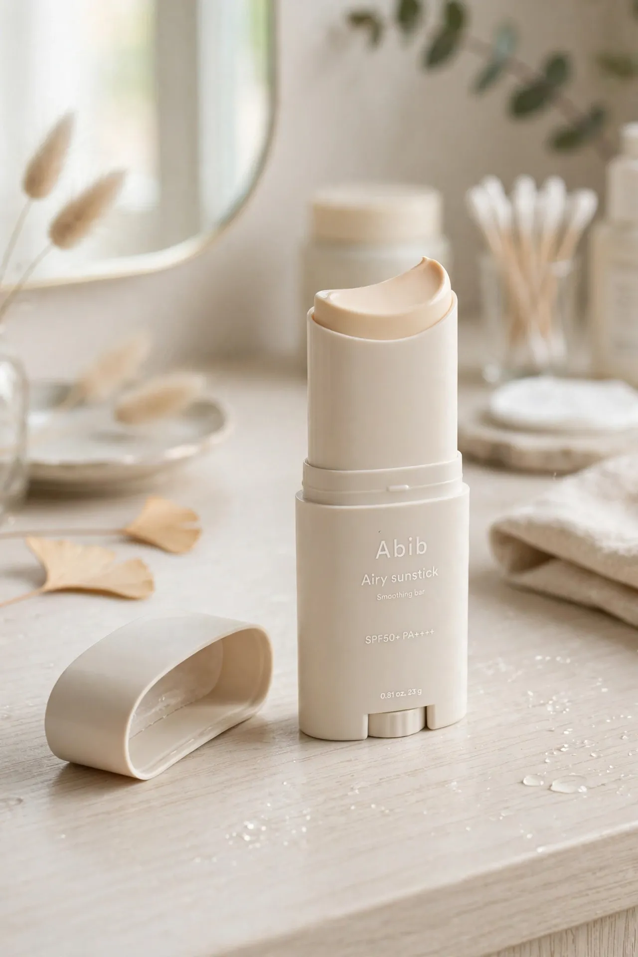 Abib Airy Sunstick curved SPF 50 sunscreen bar