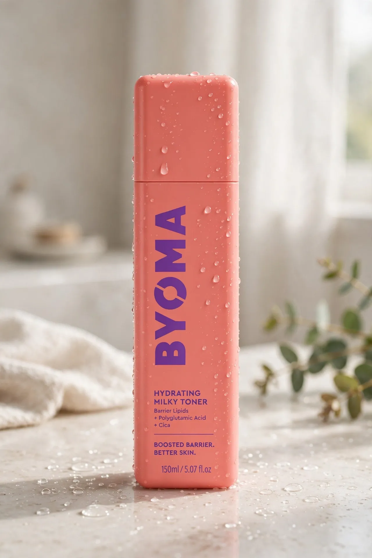 Bottle of BYOMA Hydrating Milky Toner