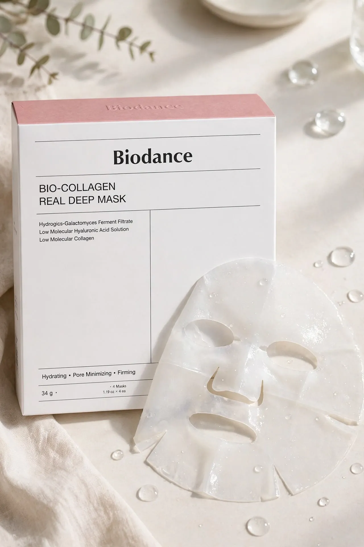 Pack of Biodance Bio-Collagen Real Deep hydrogel masks