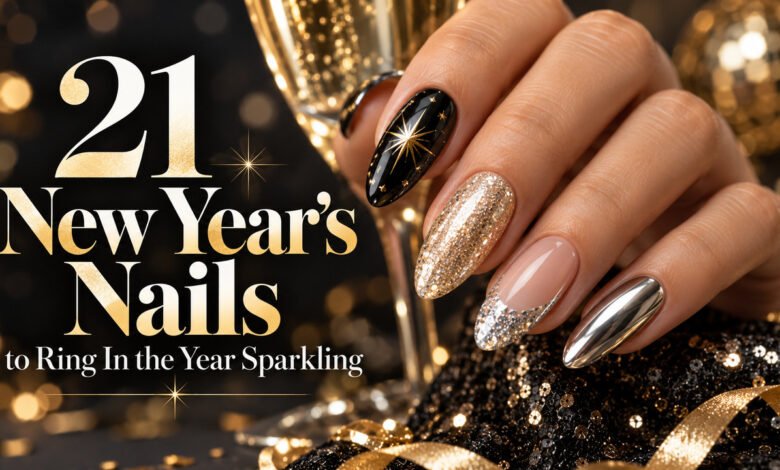 21 New Year’s Nails to Ring In the Year Sparkling