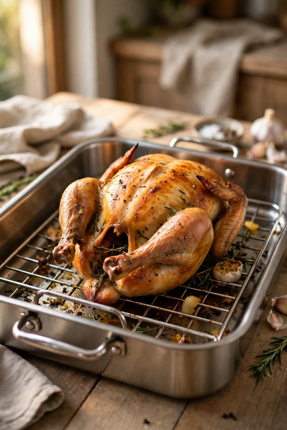 Cuisinart stainless steel roaster with rack
