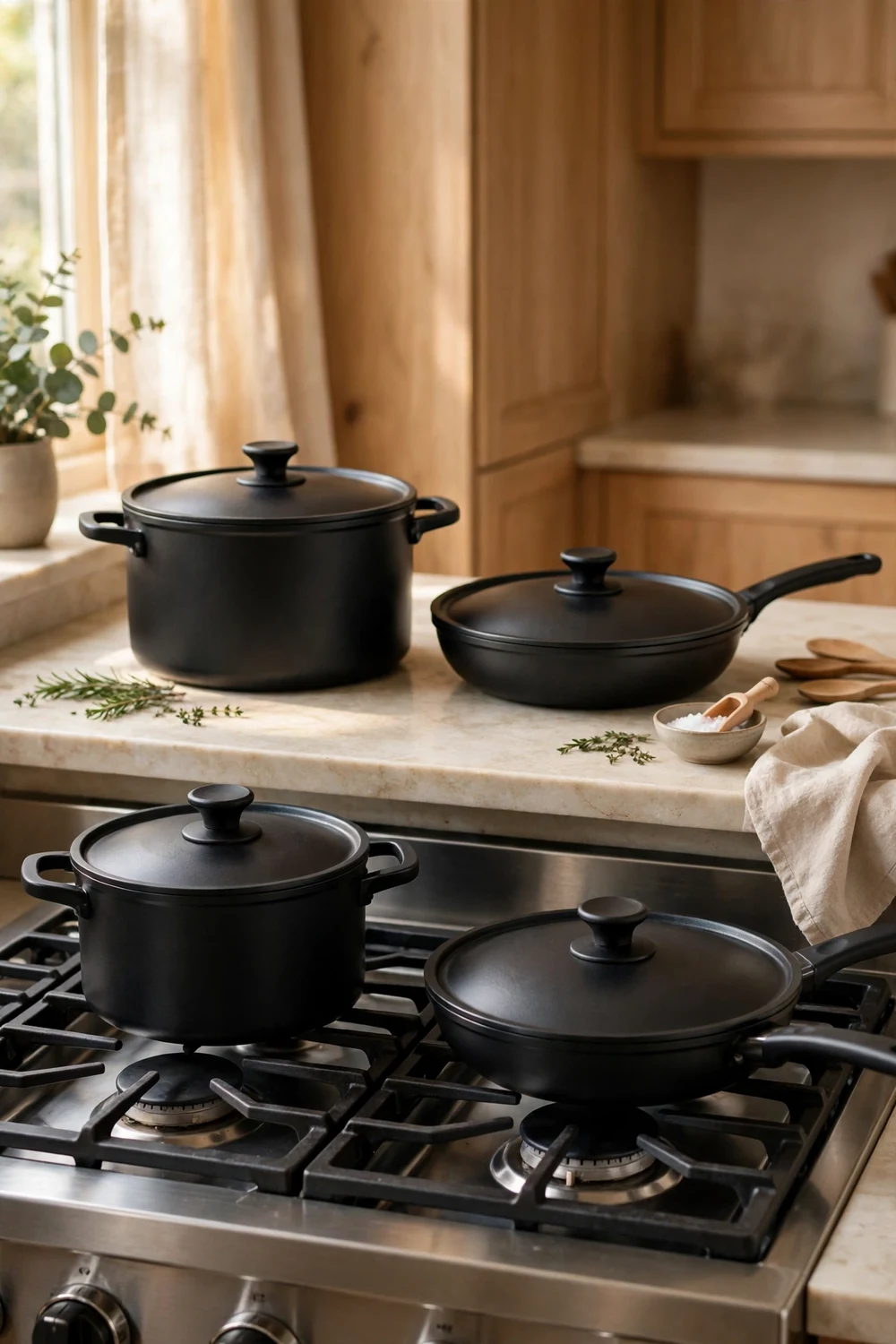 T-fal hard anodized nonstick cookware set