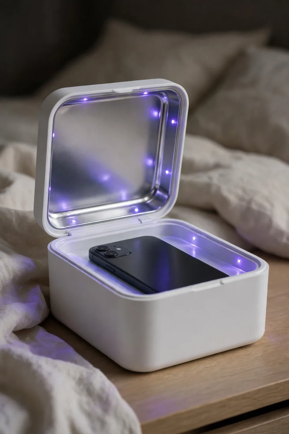 PhoneSoap 3 UV Phone Sanitizer Box & Dual Charger