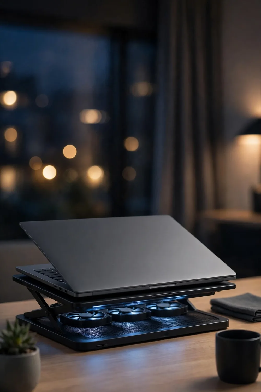 Metfut Laptop Cooling Pad with Detachable Fan