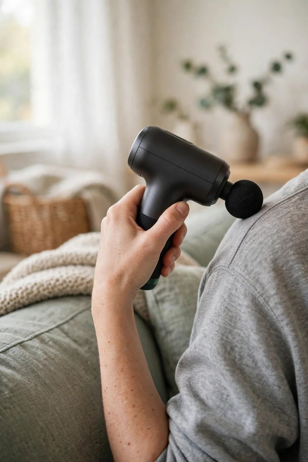 Sharper Image PowerBoost Move Massage Gun