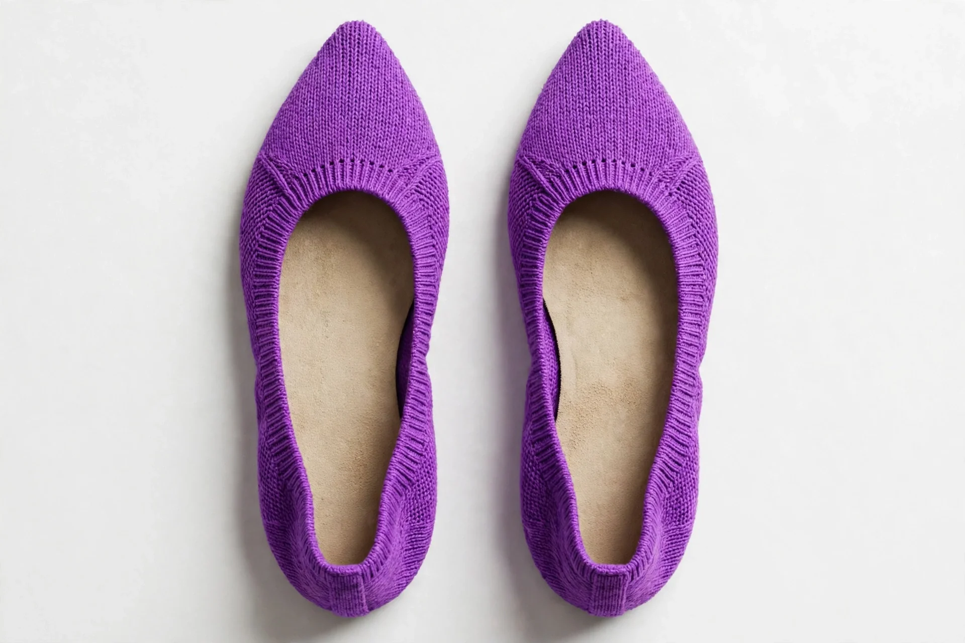 Tingrise Knit Ballet Flats