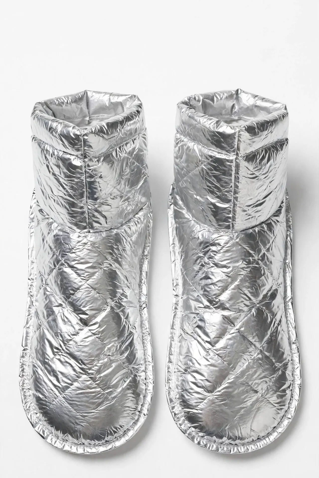 Foil self-heating foot mask booties
