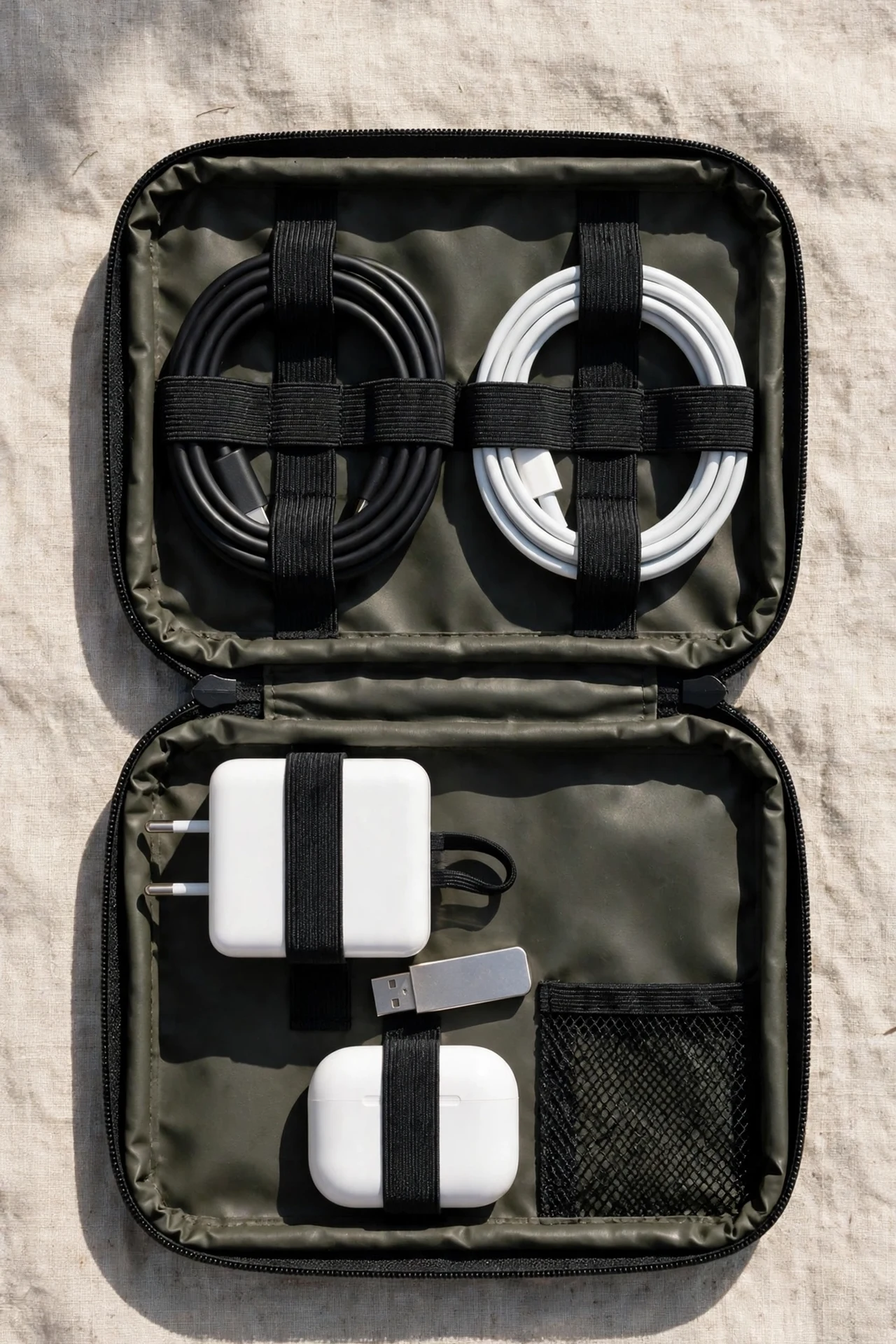 A Waterproof Electronics Organizer