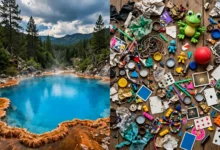 Yellowstone’s Thermal Pools Are Being Destroyed by Visitors’ Trash, Including AirPods, Rubber Ducks and Dental Retainers