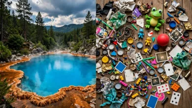Yellowstone’s Thermal Pools Are Being Destroyed by Visitors’ Trash, Including AirPods, Rubber Ducks and Dental Retainers Yellowstone’s Thermal Pools Are Being Destroyed by Visitors’ Trash, Including AirPods, Rubber Ducks and Dental Retainers